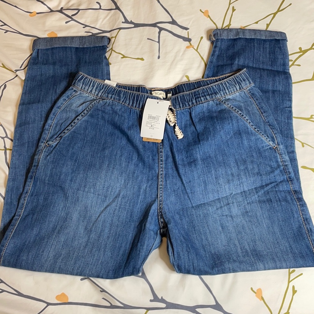 Roxy baggy stretchy jean pants